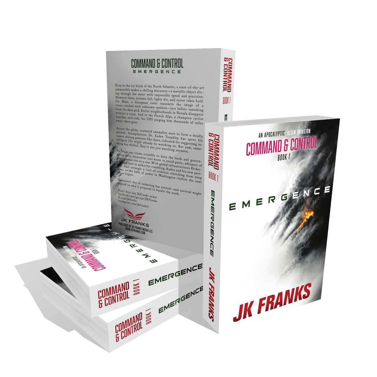 Paperback Book - Emergence - Command+Control #1 – JK Franks Books
