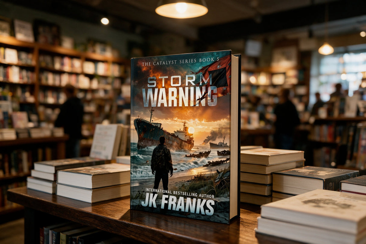 Signed Hardback Book - Storm Warning (Book 5 The Catalyst Series)