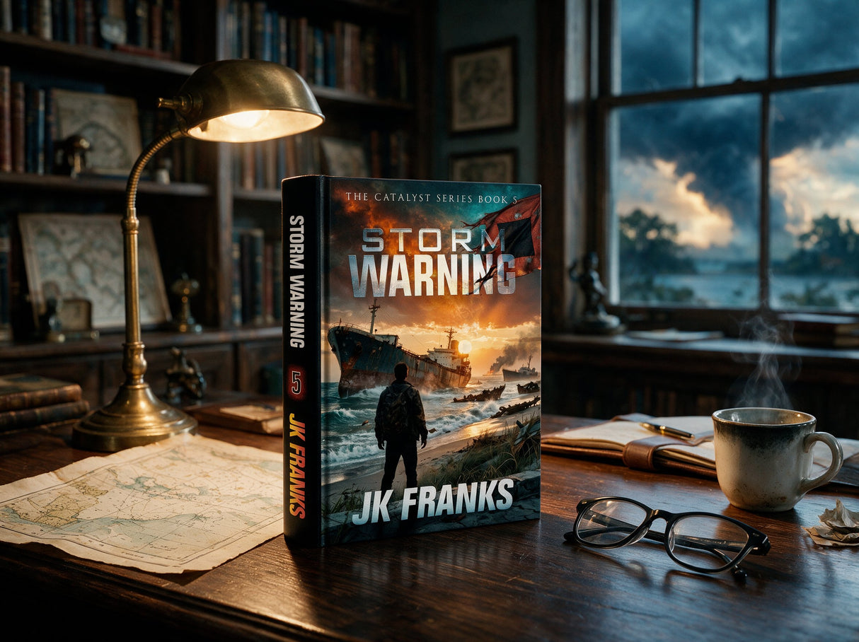 Signed Hardback Book - Storm Warning (Book 5 The Catalyst Series)