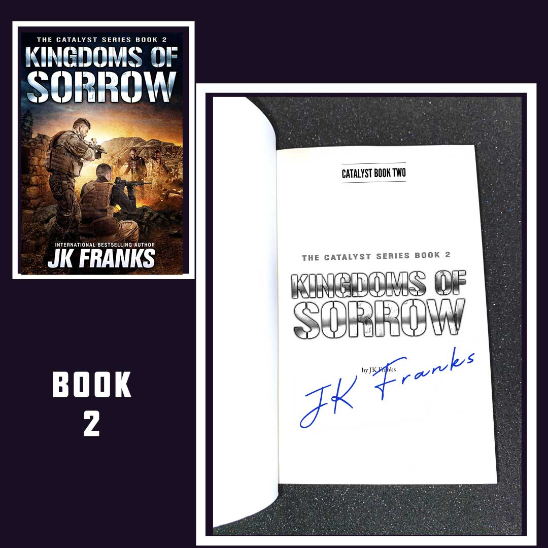 Signed Hardback Book - Kingdoms of Sorrow (Book 2 The Catalyst Series)