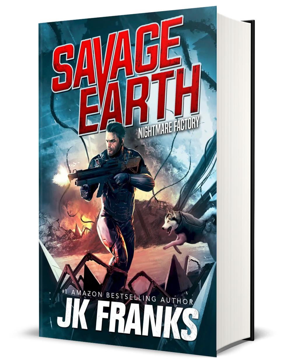 Signed Hardback Book Nightmare Factory - Savage Earth 1