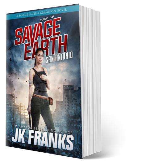 Paperback Book  - San Antonio- Savage Earth 1.5
