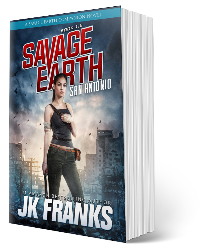 Paperback Book  - San Antonio- Savage Earth 1.5