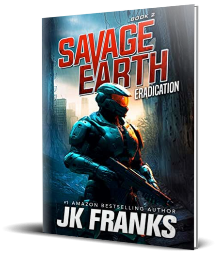 Signed Hardback Book Eradication - Savage Earth 2