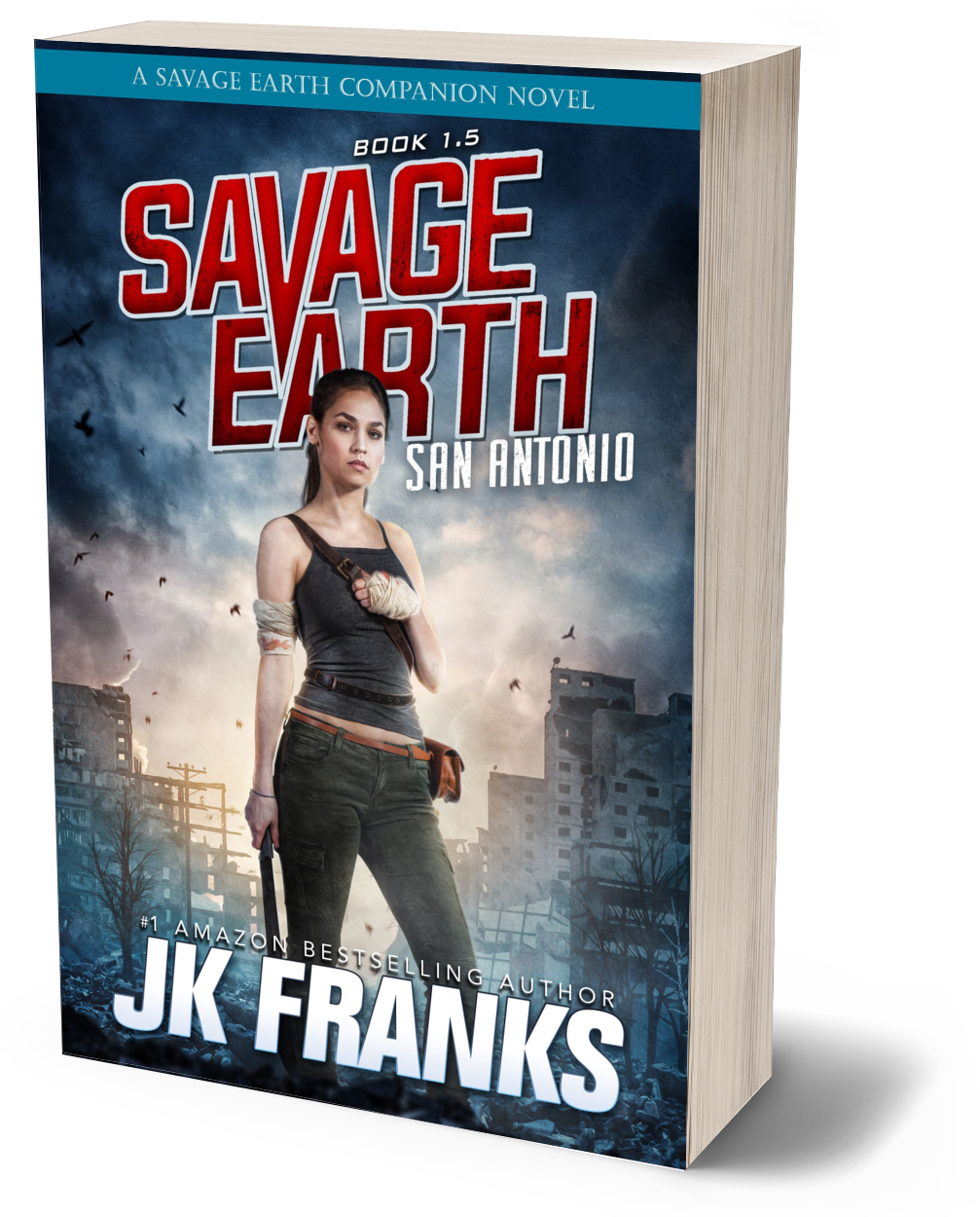 Paperback Book  - San Antonio- Savage Earth 1.5