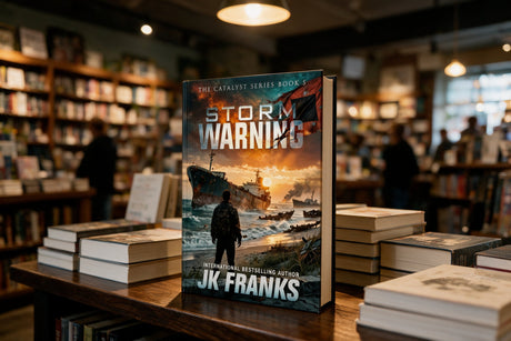 Signed Hardback Book - Storm Warning (Book 5 The Catalyst Series)