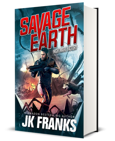 Signed Hardback Book Nightmare Factory - Savage Earth 1