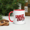 Savage Earth Mug Red & White
