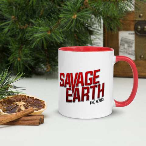 Image of Savage Earth Mug Red & White